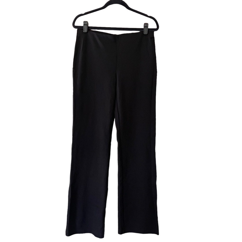 Eileen Fisher Pull On Pants Black Office